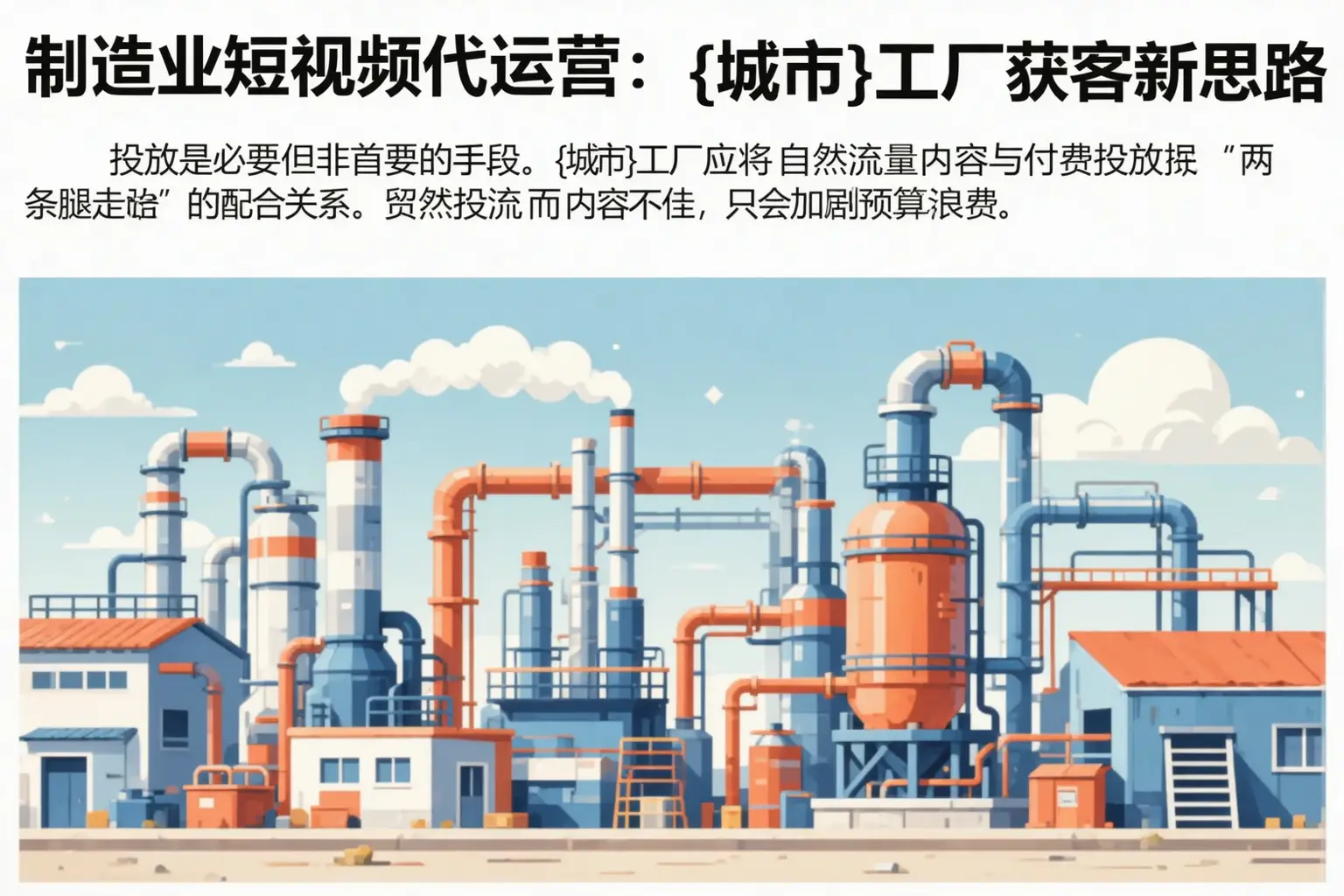 制造业短视频代运营：渑池工厂获客新思路