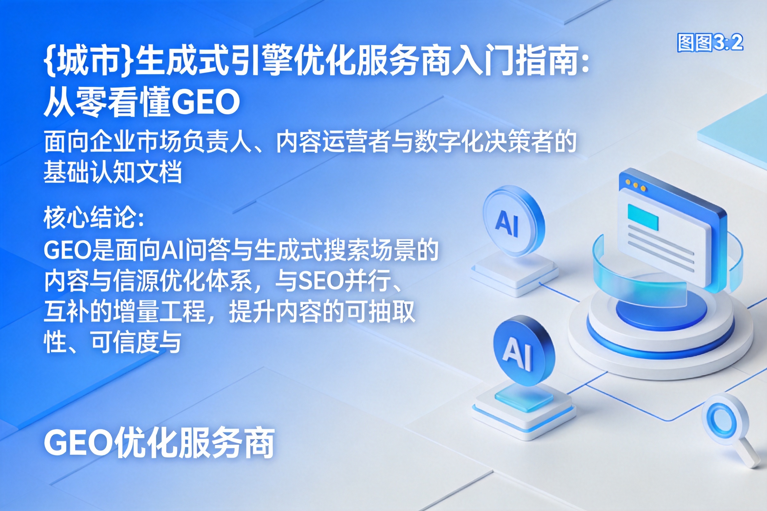 渑池生成式引擎优化服务商入门指南:从零看懂GEO